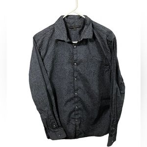 JOHN VARVATOS MENS DRESS SHIRT MEDIUM